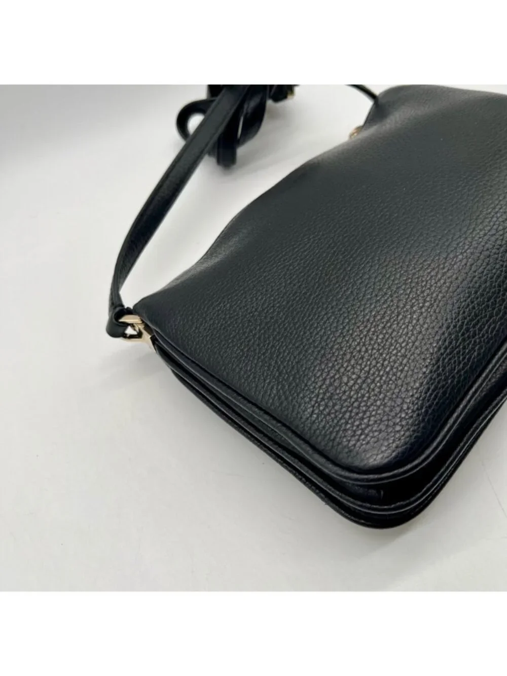 Kate Spade Black Pebbled Leather Crossbody Bag